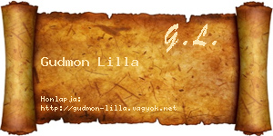 Gudmon Lilla névjegykártya